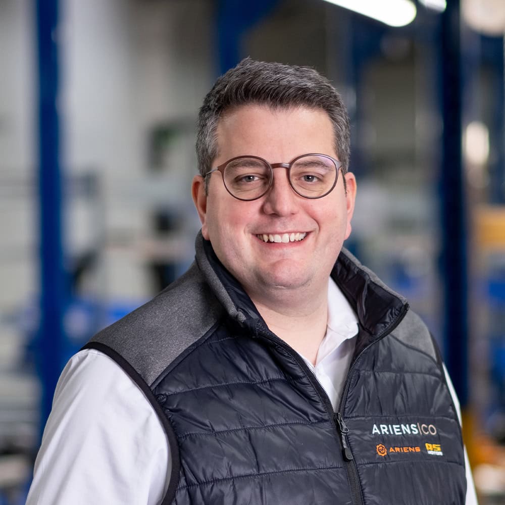 Portrait/Headshot of AriensCo EMEAA Leadership Team Member: Jonathan Bauer, Vice President Finance - EMEAA